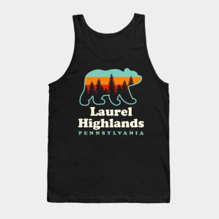 Laurel Highlands Hiking Trail Pennsylvania Bear Tank Top